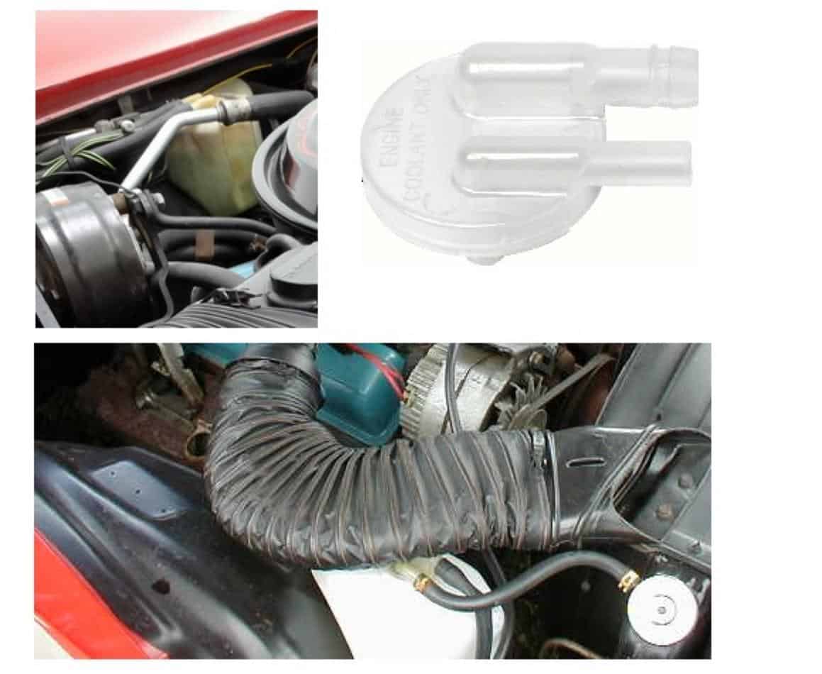 Radiator overflow bottle LID: 73-77 Camaro / GM various